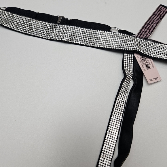 Victorias secret very sexy collection garter rhinestone - Picture 3 of 10